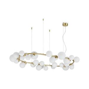 Ideal Lux - LED luster na lankách PERLAGE 30xG9/3W/230V 143 cm zlatá/biela 296746 vyobraziť