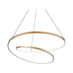 Ideal Lux - LED stmievateľný luster na lanku OZ LED/55W/230V pr. 80cm CRI 90 zlatá 304595 vyobraziť