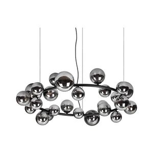 Ideal Lux - LED luster na lanku PERLAGE 25xG9/3W/230V 110 cm čierna/dymová čierna 363387 vyobraziť