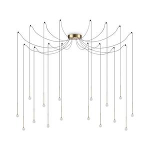 Ideal Lux - LED luster na lankách LUCCIOLA 16xLED/16W/230V CRI 90 pavúk mosadz 284019 vyobraziť
