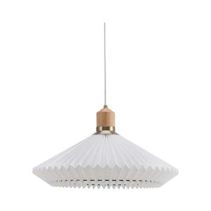 Halo Design 744268- Závesný luster na lanku PARIS 1xE27/60W/230V pr. 56 cm biela/mosadz/dub 744268 vyobraziť