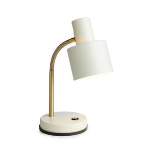 Halo Design 746910 - Stolná lampa VOGUE 1xE27/40W/230V krémová/mosadz 746910 vyobraziť