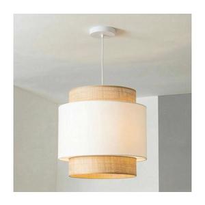 Brilagi - Závesný luster CERIA na lanku 1xE27/40W/230V pr. 40 cm béžová/biela EG300171+EG781086 vyobraziť