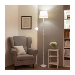 Brilagi - Stojacia lampa CERIA 1xE27/100W/230V + 1xE14/25W biela/béžová 1xBG2824+1xEG781037 vyobraziť