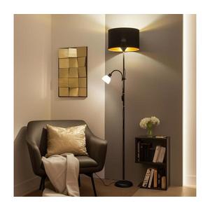 Brilagi - Stojacia lampa CERIA 1xE27/100W/230V + 1xE14/25W čierna 1xBG2825+1xEG32486 vyobraziť