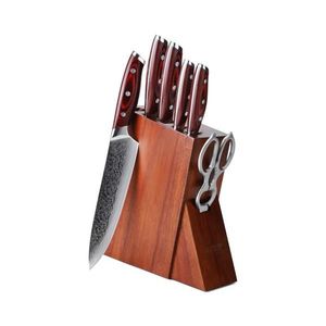 Gudaro - 7-dielna sada kuchynských nožov KENSHO v bloku z akácie GD1014 vyobraziť