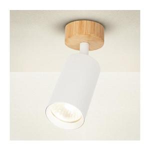 Brilagi - Bodové svietidlo SELE 1xGU10/30W/230V biela/dubový dekor WO-SELE-WH-WD01-OEM vyobraziť