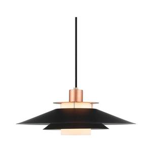 Halo Design 990785 - Luster na lanku RIVOLI 1xE27/40W/230V pr. 40 cm čierna/medená 990785 vyobraziť