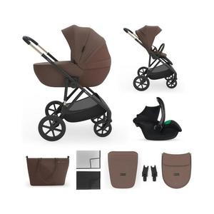 KINDERKRAFT - Kombinovaný kočík 3v1 PRIME 3 Velvet Mocca KSPRIM03BRW3000 vyobraziť