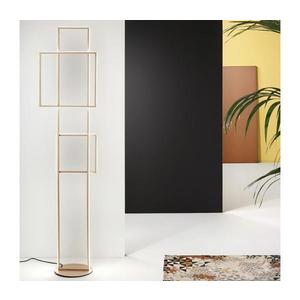 Ondaluce - LED Stmievateľná stojacia lampa DOWEL LED/77W/230V 166 cm zlatá PT.DOWEL/ORO vyobraziť