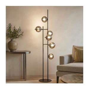 Ondaluce - Stojacia lampa JEWEL 6xE14/10W/230V 166 cm čierna/dymová čierna PT.JEWEL/NERO vyobraziť