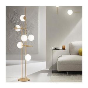 Ondaluce - Stojacia lampa JEWEL 6xE14/10W/230V 166 cm zlatá/biela PT.JEWEL/ORO vyobraziť