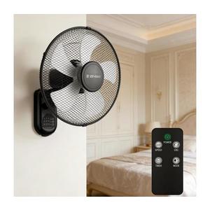 ZE - Nástenný látor FANNY 45 W/230 V, priemer 41 cm, čierny + diaľkové ovládanie B30101AEGF vyobraziť