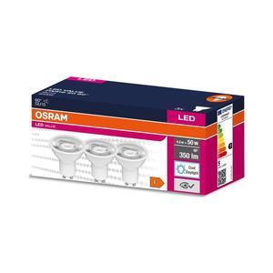 SADA 3x LED žiaroviek PAR16 GU10/4, 5W/230V 6500K 60° - Osram 4058075600157 vyobraziť