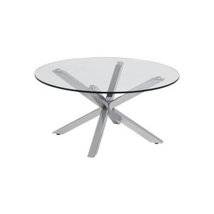 Konferenčný stolík LUCA 82 cm číry/strieborný 0000059573 vyobraziť