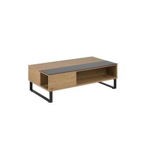 Konferenčný stolík s výškovo nastaviteľnou doskou ENZO 110x60 cm čierna/dub 0000074541 vyobraziť