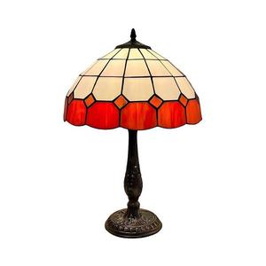 Brilagi - Tiffany vitrážová stolná lampa SIENNA 2xE27/60W/230V BRT-8008C vyobraziť