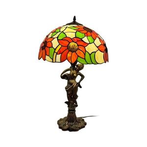 Brilagi - Tiffany vitrážová stolná lampa SUNFLOWER 1xE27/60W/230V BRT-8004D vyobraziť
