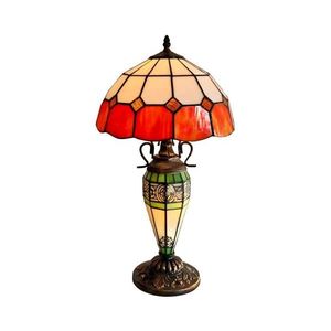 Brilagi - Tiffany vitrážová stolná lampa SIENNA 1xE27/60W/230V + 1xE14/40W BRT-8008E vyobraziť
