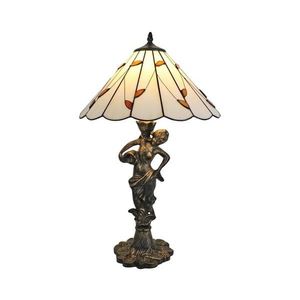 Brilagi - Tiffany vitrážová stolová lampa FOLIA 1xE27/60W/230V BRT-B015D vyobraziť