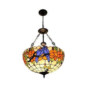 Brilagi - Tiffany vitrážový luster na reťazi JUNGLE 3xE27/60W/230V priemer 50 cm BRP-12003B vyobraziť