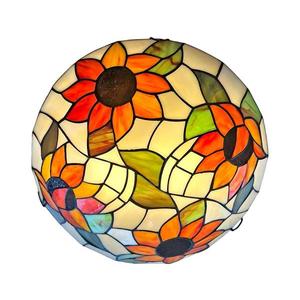Brilagi - Tiffany vitrážové stropné svietidlo SUNFLOWER 2xE27/60W/230V pr. 40 cm BRC-8004 vyobraziť