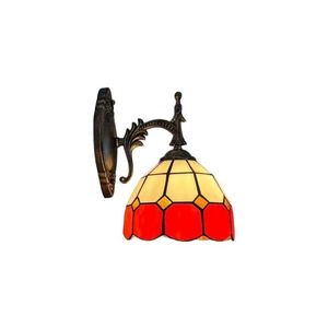 Brilagi - Tiffany vitrážová nástenná lampa SIENNA 1xE14/40W/230V BRW-8008A vyobraziť