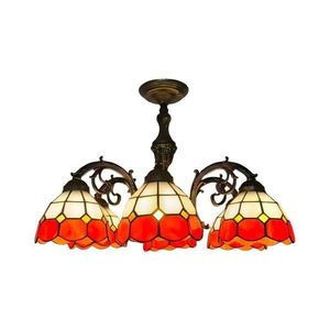 Brilagi - Tiffany vitražový prisadený luster SIENNA 6xE27/60W/230V pr. 60 cm BRD-8008 vyobraziť