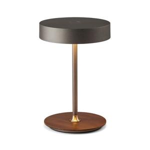 Halo Design 745791- LED stmievateľná nabíjateľná lampa ON THE MOVE LED/2, 5W/4000 mAh šedá/drevo 745791 vyobraziť