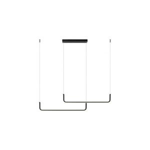 Light Prestige LED luster na lane MALAWI 2xLED/20W/230V 3000/4000/6000K čierna LP-1015/2P basic vyobraziť