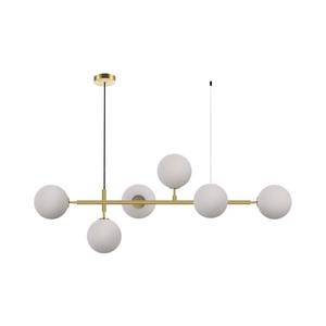 Light Prestige Luster na lanku ALISA 6xE14/40W/230V zlatý LP-005/6P WH vyobraziť