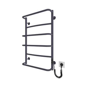 Mario-Radiators Kúpeľňový rebríkový radiátor LUX 105W/230V 81x52 cm nerez/antracit pravý 2.9.045844.GR vyobraziť