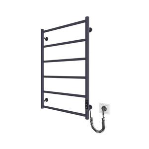 Mario-Radiators Kúpeľňový rebríkový radiátor CLASSIC 110W/230V 81x52 cm nerez/antracit pravostranné prevedenie 2.138.044890.GR vyobraziť