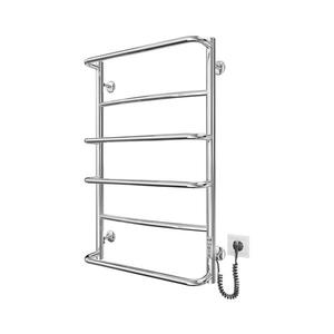 Mario-Radiators Kúpeľňový rebríkový radiátor LUX 105W/230V 81x52 cm nerez/lesklý chróm pravé prevedenie 2.3.0315.10.P vyobraziť