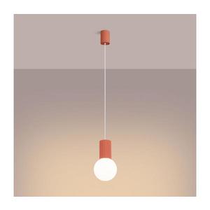 SL.1754 - Luster na lanku HALO 1xG9/8W/230V pr. 12 cm ružová SL.1754 vyobraziť