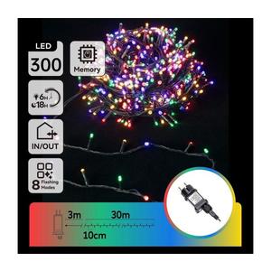 B.V. - LED RGBY Vonkajší vianočný svetelný reťaz 300xLED/3, 6W/230V 30m IP44 B10303ABNJ vyobraziť