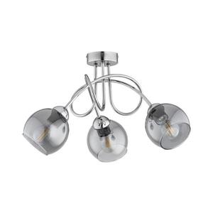 Prisadený luster ARMA 3xE27/15W/230V lesklý chróm/čierna/zadymená 62639 vyobraziť