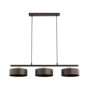 Závesné svietidlo na lane SELIA 3xE27/15W/230V hnedé 62620 vyobraziť