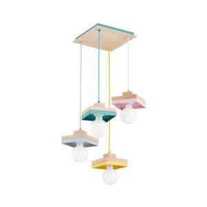 Závesný luster na lanku MIKO 3xE27/15W/230V pestrofarebný 63416 vyobraziť