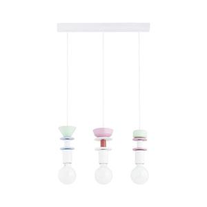 Závesné svietidlo na lanku LUMIO 3xE27/15W/230V, pestrofarebné 62611 vyobraziť