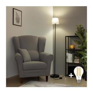 Brilagi - LED stojacia lampa CERIA 1xE27/40W/230V pr. 20, 5 cm sivá/čierna SA2187+EG781031 vyobraziť