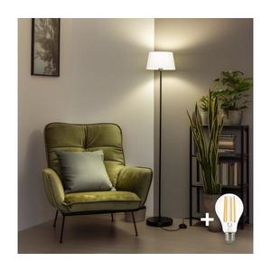 Brilagi - LED stojacia lampa CERIA 1xE27/40W/230V pr. 30 cm biela/čierna SA2187+EG781035 vyobraziť