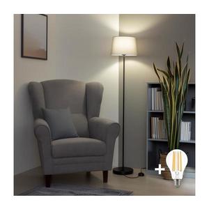 Brilagi - LED stojacia lampa CERIA 1xE27/40W/230V priemer 30 cm šedá/čierna SA2187+EG781036 vyobraziť