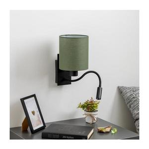 Brilagi - LED Nástenná lampa NUBILA 1xE27/25W/230V + LED/3W čierna/zelená BG1558+BG1576 vyobraziť