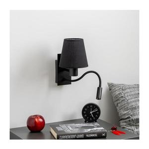 Brilagi - LED Nástenná lampa NUBILA 1xE27/25W/230V + LED/3W čierna BG1558+BG1568 vyobraziť