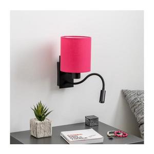 Brilagi - LED Nástenná lampa NUBILA 1xE27/25W/230V + LED/3W čierna/ružová BG1558+BG1577 vyobraziť