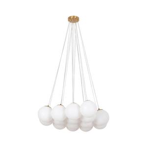 Brilagi - Luster na lanku GLOBE 15xE14/15W/230V biely BRLC3327 vyobraziť
