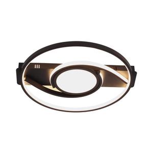 Brilagi - LED stmievateľné stropné svietidlo TWIRL LED/38W/230V čierna + diaľkový ovládač BR25067 vyobraziť