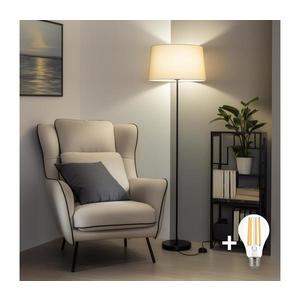 Brilagi - LED stojacia lampa CERIA 1xE27/40W/230V pr. 45 cm béžová/čierna SA2187+EG781043 vyobraziť