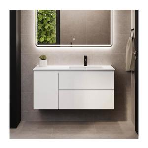 BATH DELUXE Kúpeľňová skrinka s umývadlom HELSINKI 115 cm pravá/biela BT0183+BT0195 vyobraziť